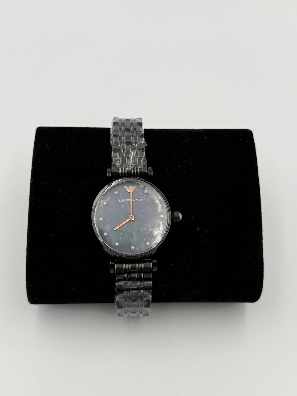 Emporio Armani Women Black Dial Stainless Steel Analog Watch - AR11268