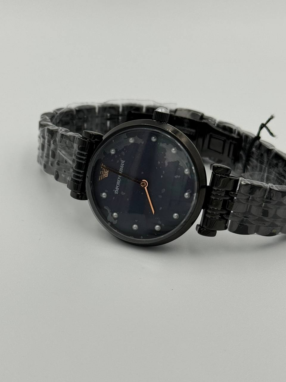 Emporio Armani Women Black Dial Stainless Steel Analog Watch - AR11268