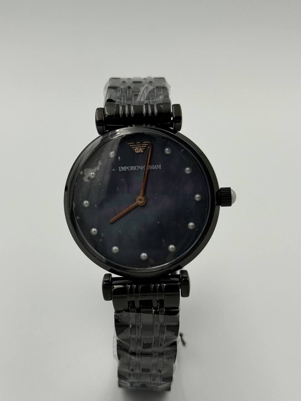 Emporio Armani Women Black Dial Stainless Steel Analog Watch - AR11268