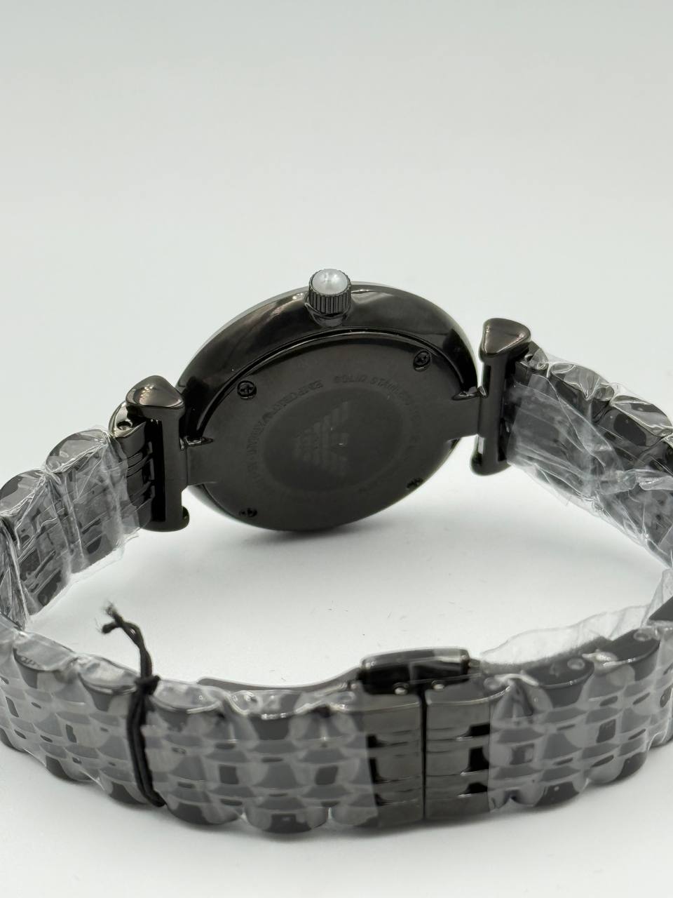 Emporio Armani Women Black Dial Stainless Steel Analog Watch - AR11268