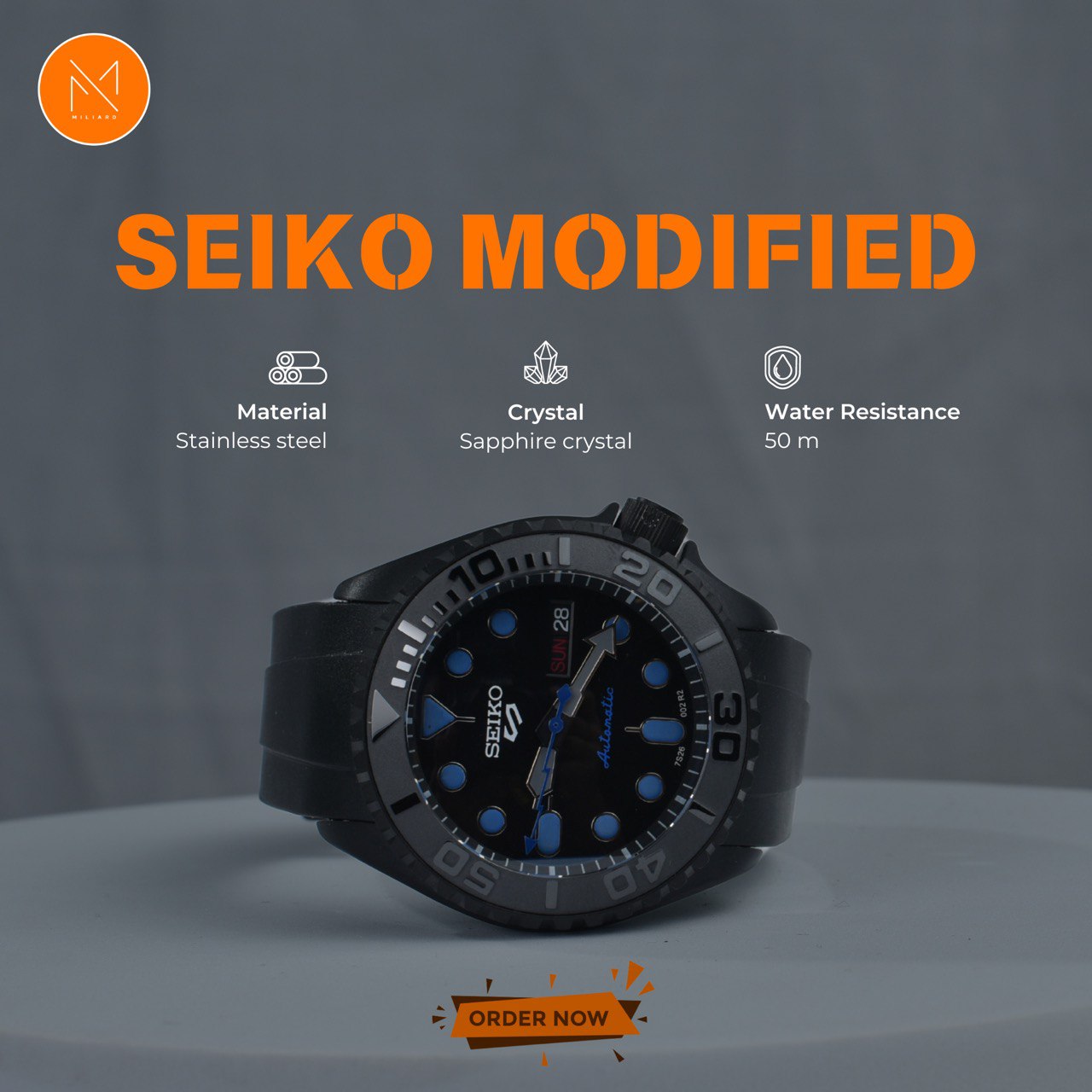 ساعة SEIKO MODIFIED